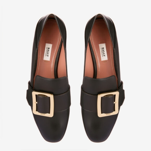 Bally Janelle Black Loafers 38 - Picture 2 of 16